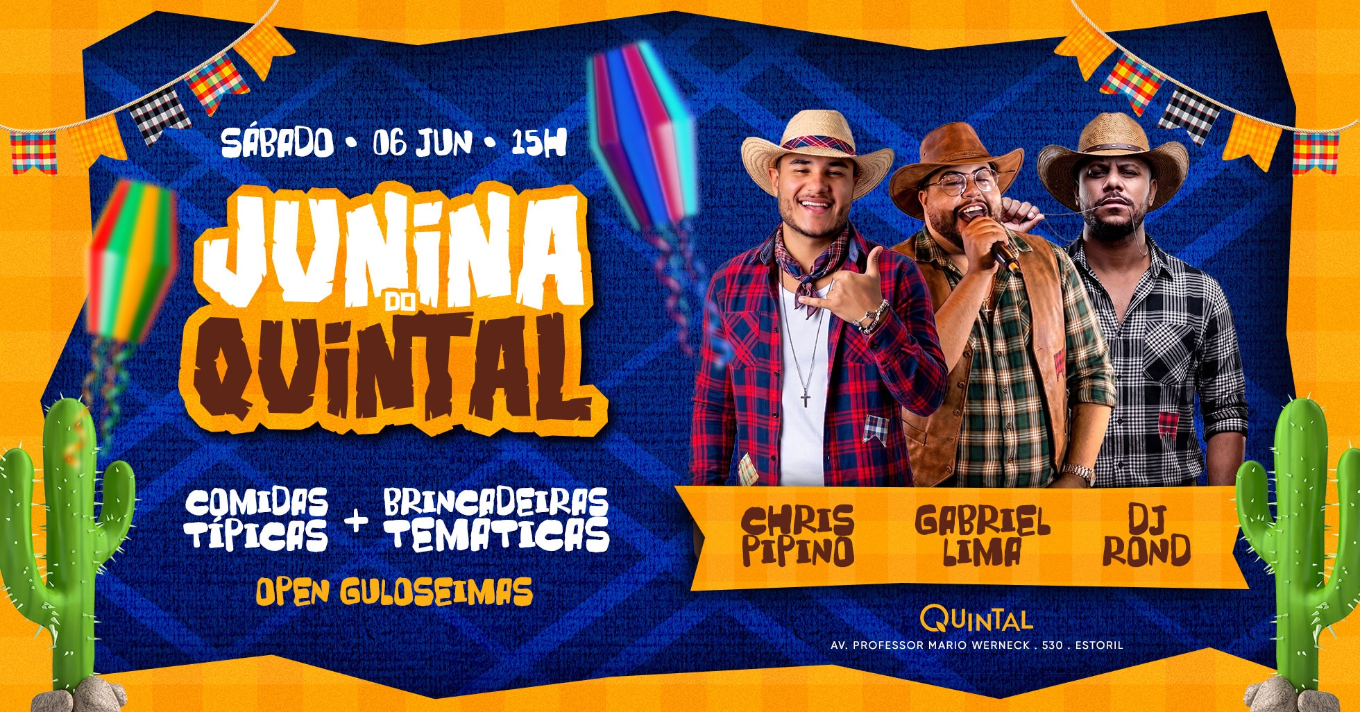 JUNINA DO QUINTAL | 06/06 - 15h - Belo Horizonte, MG
