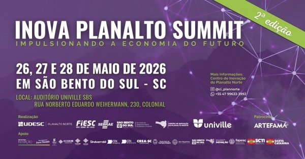 Imagem do evento INOVA PLANALTO SUMMIT 2ª edição - Impulsionando a economia do futuro