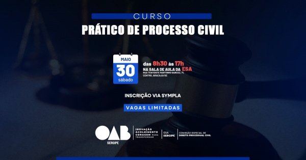 Imagem do evento CURSO PRÁTICO DE PROCESSO CIVIL