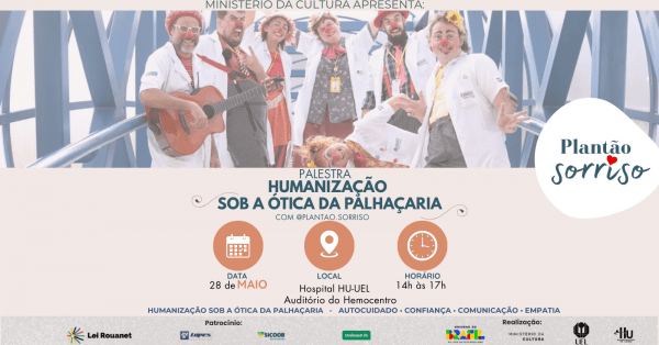 Imagem do evento PALESTRA SOBRE HUMANIZAÇÃO SOB A ÓTICA DA PALHAÇARIA
