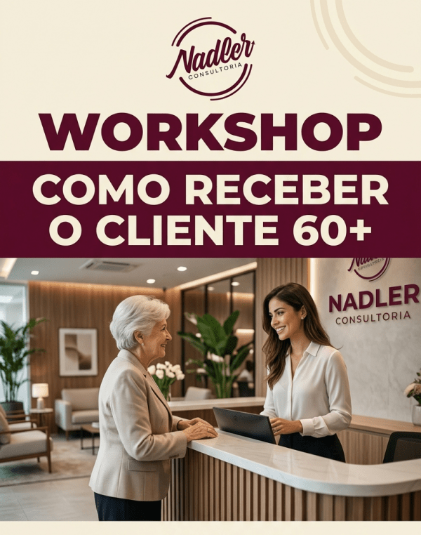 Imagem do evento WORKSHOP: COMO RECEBER O CLIENTE 60+