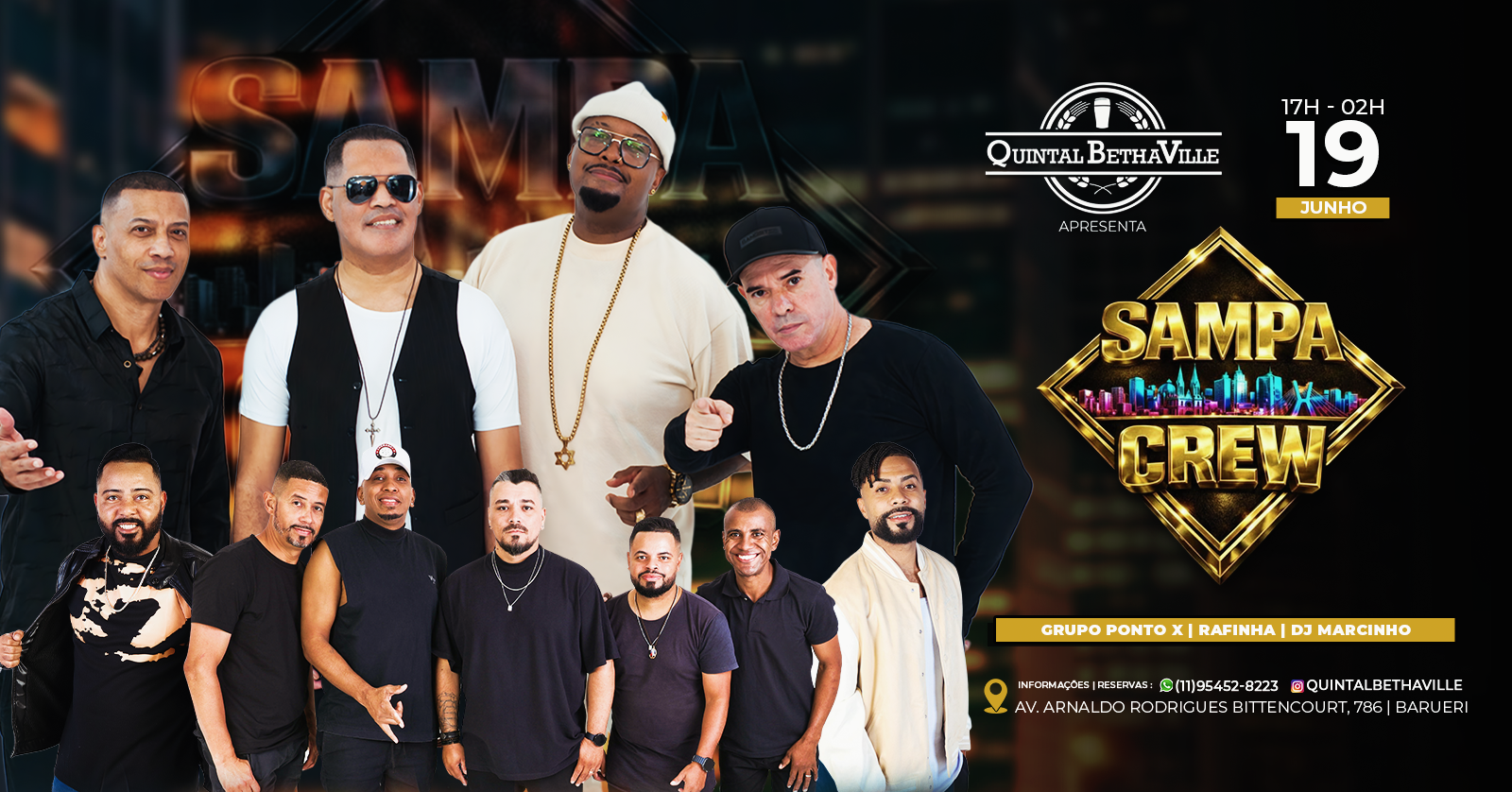 Sampa Crew  no Quintal Bethaville em Barueri
