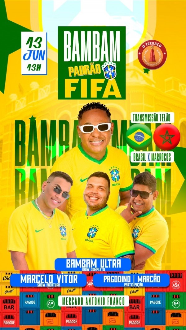 Imagem do evento BAMBAM PADRÃO FIFA