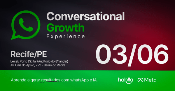 Imagem do evento Conversational Growth Experience 2026 - Edição Recife/PE