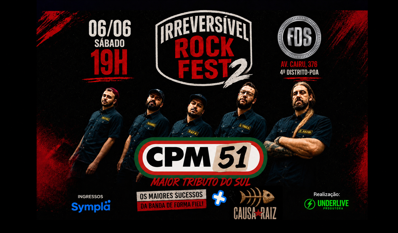 IRREVERSÍVEL ROCK FEST 2 - Porto Alegre, RS