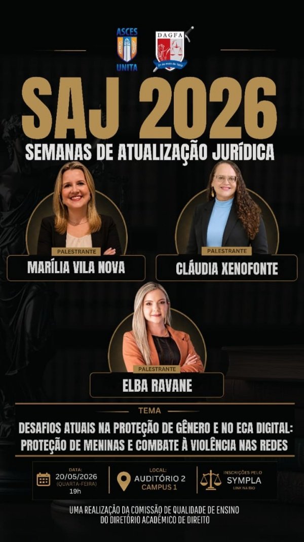 Imagem do evento SEMANAS DE ATUALIZAÇÃO JURÍDICA