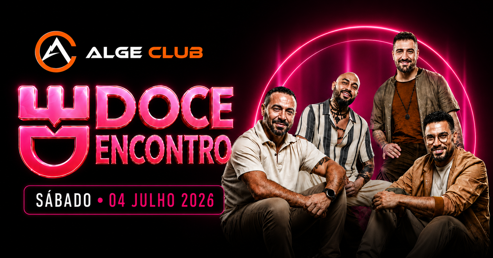 Doce Encontro na Alge Club - Alucinados em Santana de Parnaíba