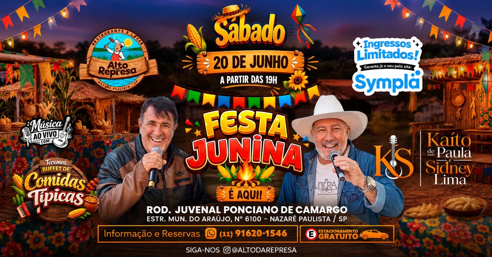 Festa Junina- alto da Represa - Nazaré Paulista, SP