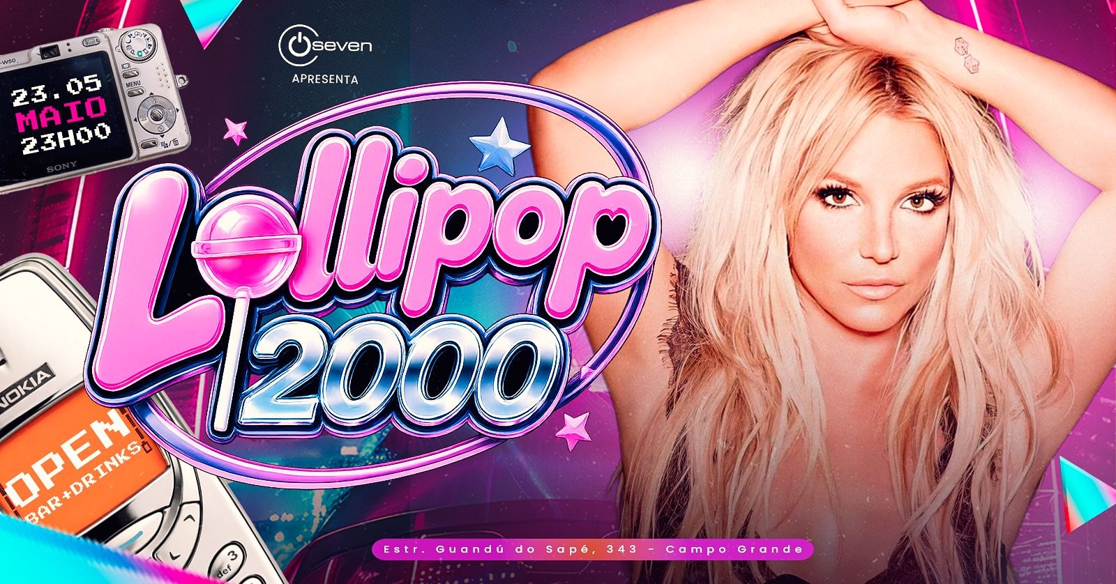 LOLLIPOP 2000s *-* | Open Bar + Open Drinks em Rio de Janeiro - Sympla