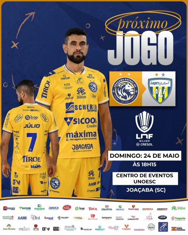 Imagem do evento LNF SILVER 2026 - JOAÇABA FUTSAL X LAGES FUTSAL