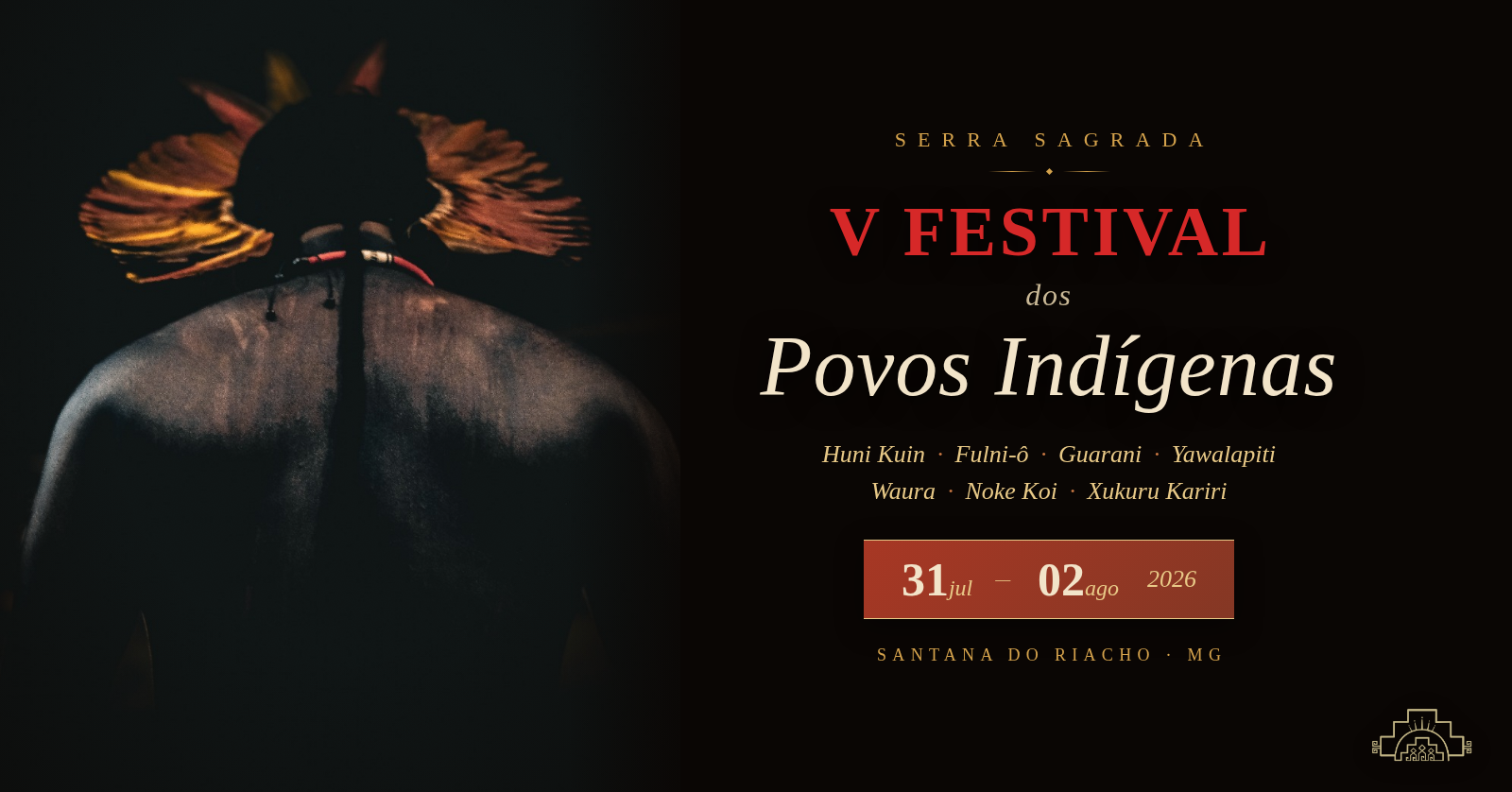 V FESTIVAL DOS POVOS INDÍGENAS DA SERRA SAGRADA