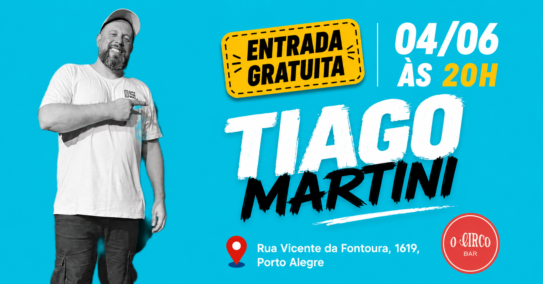 Tiago Martini - Standt-up Comedy em Porto Alegre