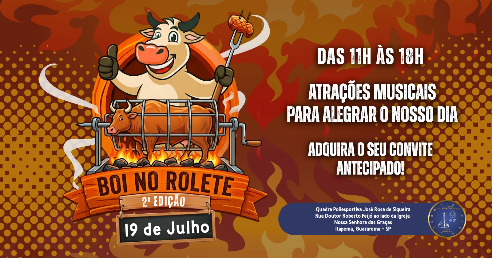 2ª Edição do Boi No Rolete da Área Pastoral