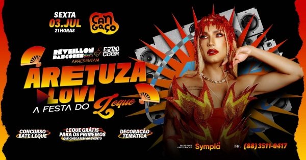 Imagem do evento Aretuza Lovi - A festa do leque