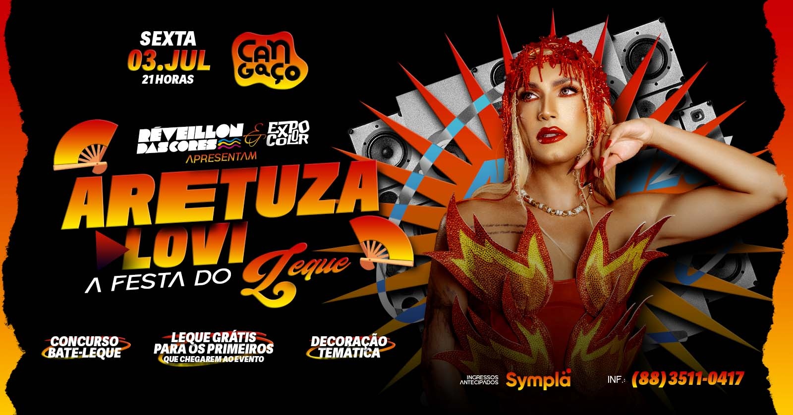 Aretuza Lovi - A festa do leque - Juazeiro do Norte, CE