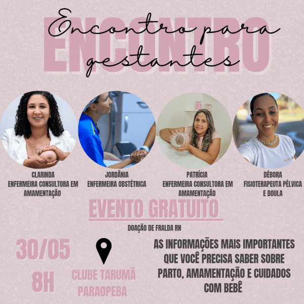 Imagem do evento Encontro para Gestantes