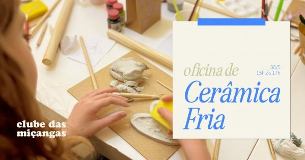 Imagem do evento Oficina de Cerâmica Fria