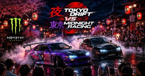 Imagem do evento Tokyo Drift VS Midnight Racing