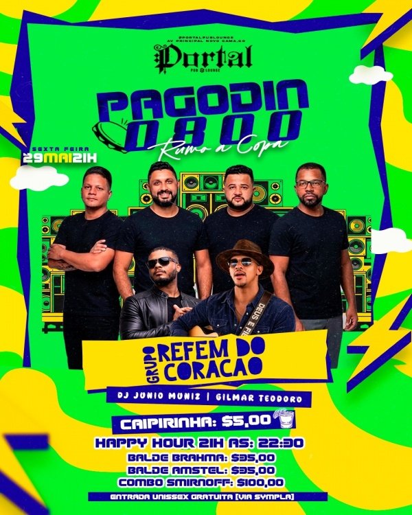 Imagem do evento PAGODIN 0800 - RUMO A COPA