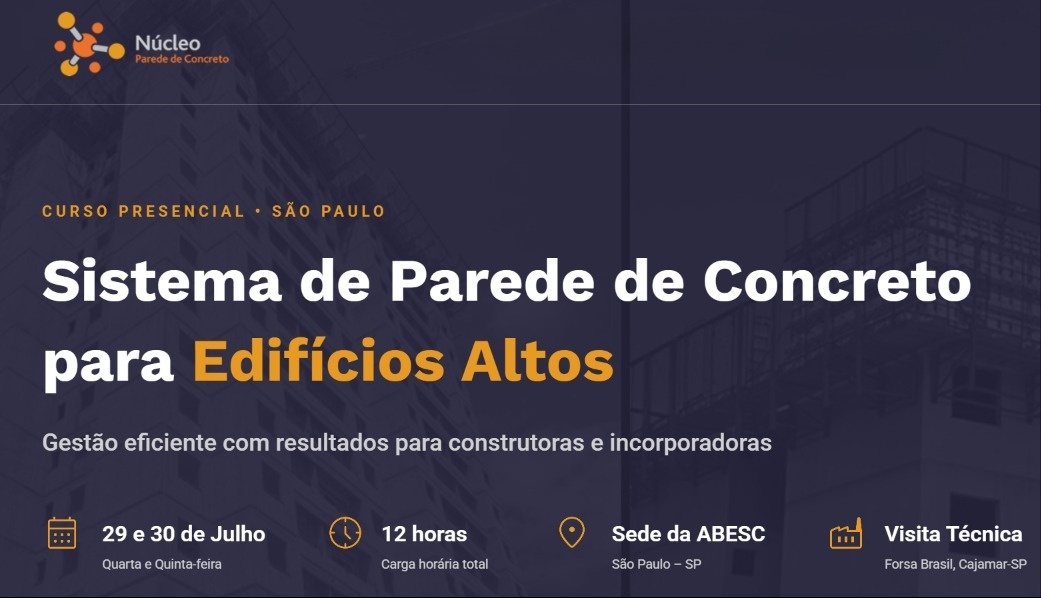 Sistema de Parede de Concreto para Edifícios Altos