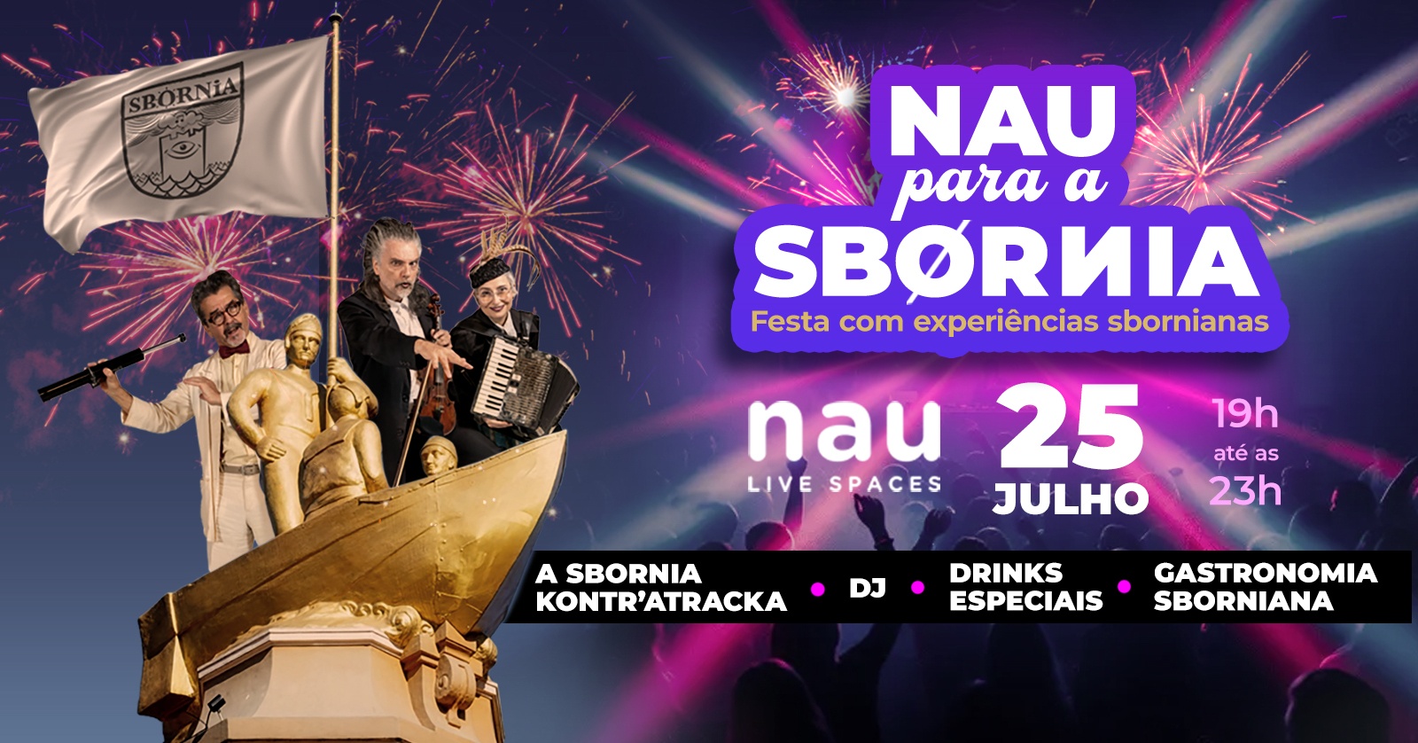 NAU para a SBÓRNIA - Festa com experiências sbornianas em Porto