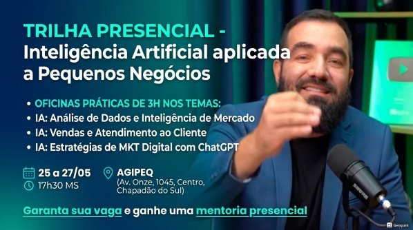 Imagem do evento Semana MEI: "Inteligência Artificial aplica a Pequenos Negócios"
