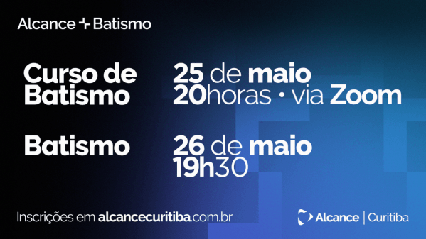 Imagem do evento BATISMO - MAIO