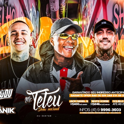 MC TETEU em Araucária - Sympla