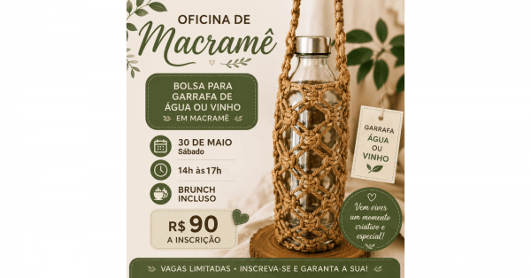 Imagem do evento OFICINA DE MACRAME