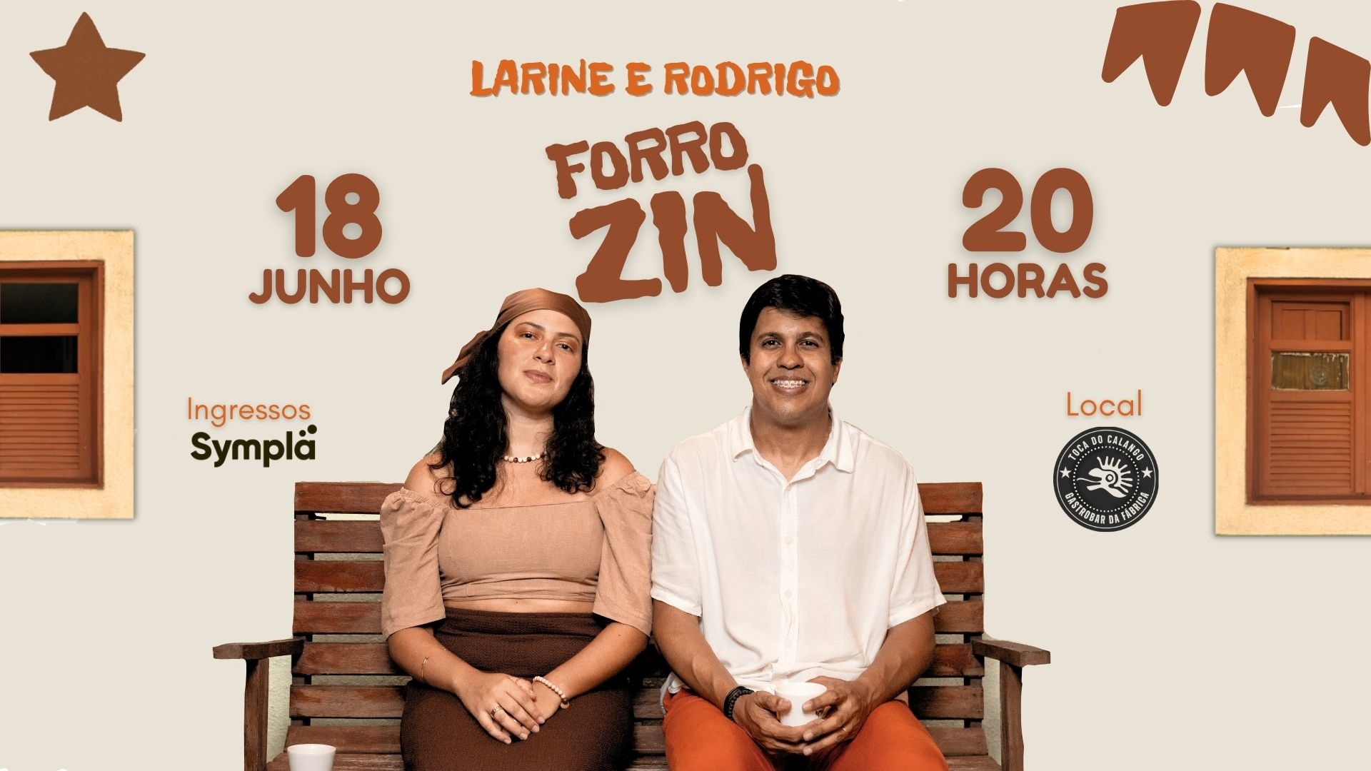 Forrozin - Rodrigo e Larine - Maceió, AL