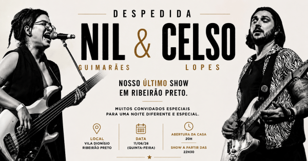 Imagem do evento Despedida Nil Guimarães e Celso Lopes