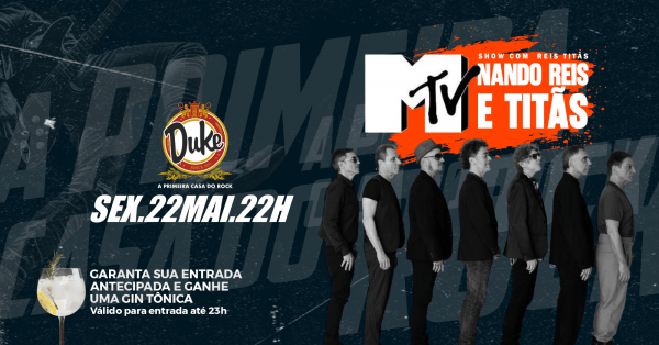 Imagem do evento Duke Pub - Reis Titãs - Sexta-feira - 22/05