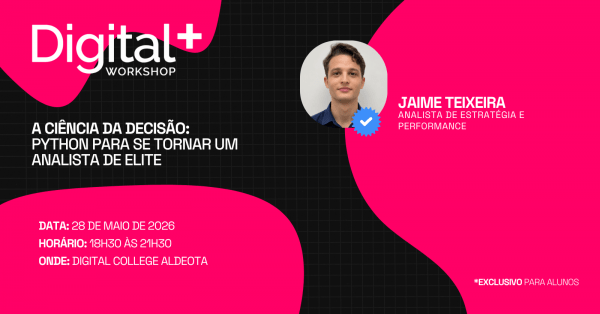 Imagem do evento Digital Plus | A Ciência da Decisão: Python para se Tornar um Analista de Elite | Sede Aldeota