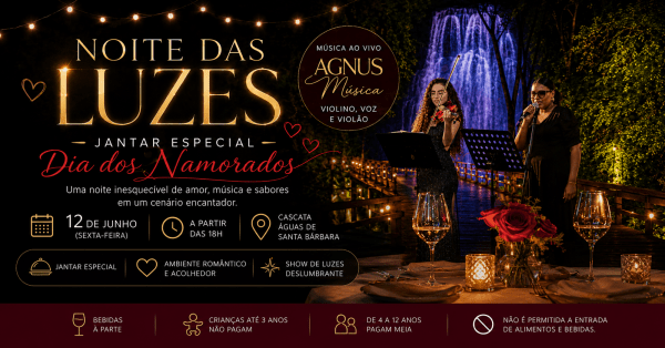Imagem do evento CASCATA LUZES - NOITE DOS NAMORADOS