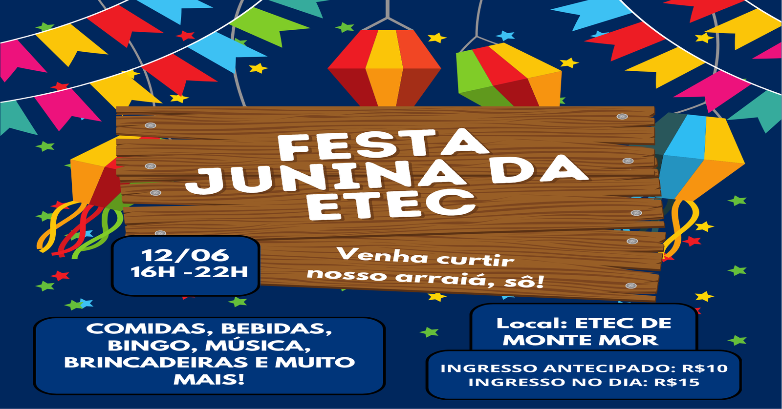 Festa Junina da Etec - Monte Mor, SP