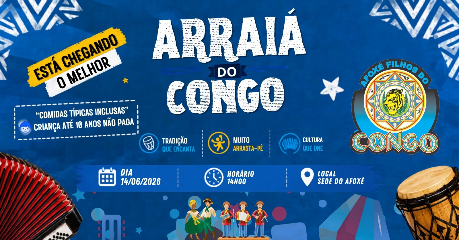 ARRAIÁ DO CONGO 2026 - Salvador, BA