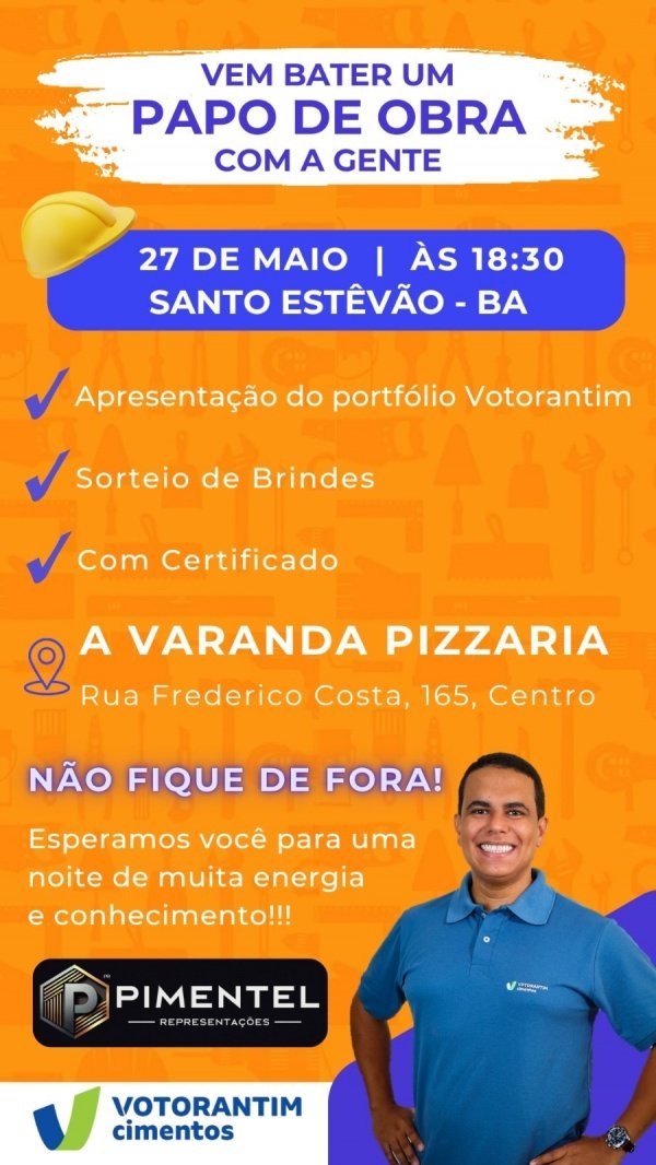 Imagem do evento Papo de obra
