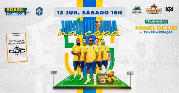 Imagem do evento Varandinha na copa - grupo CDC - Estreia Do Brasil