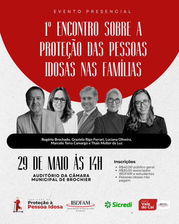 Imagem do evento 1º Encontro sobre a Proteção das Pessoas Idosas nas Famílias