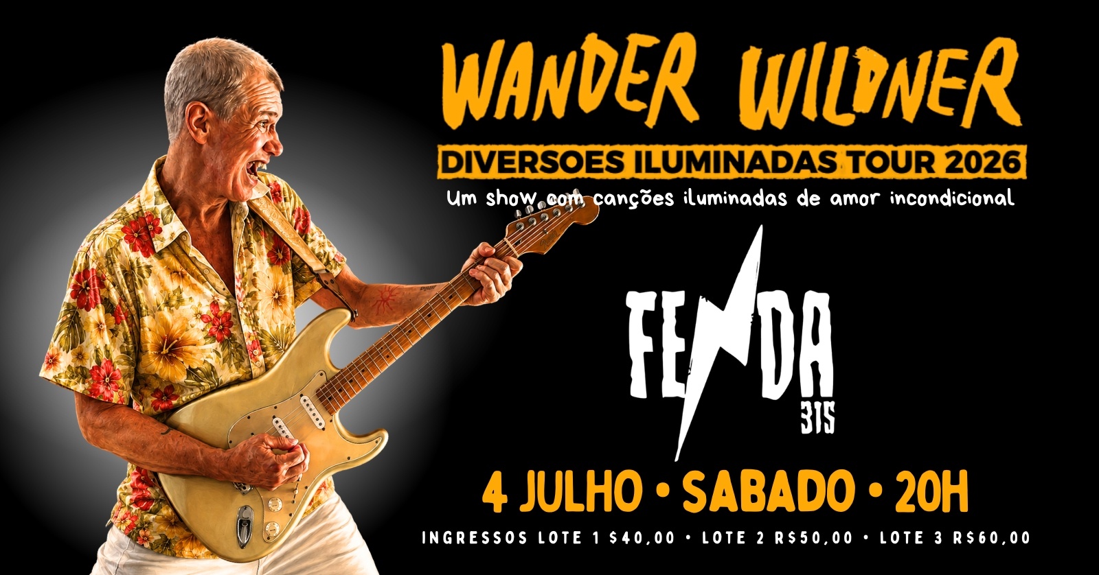 Fenda 315 apresenta Wander Wildner - São Paulo, SP
