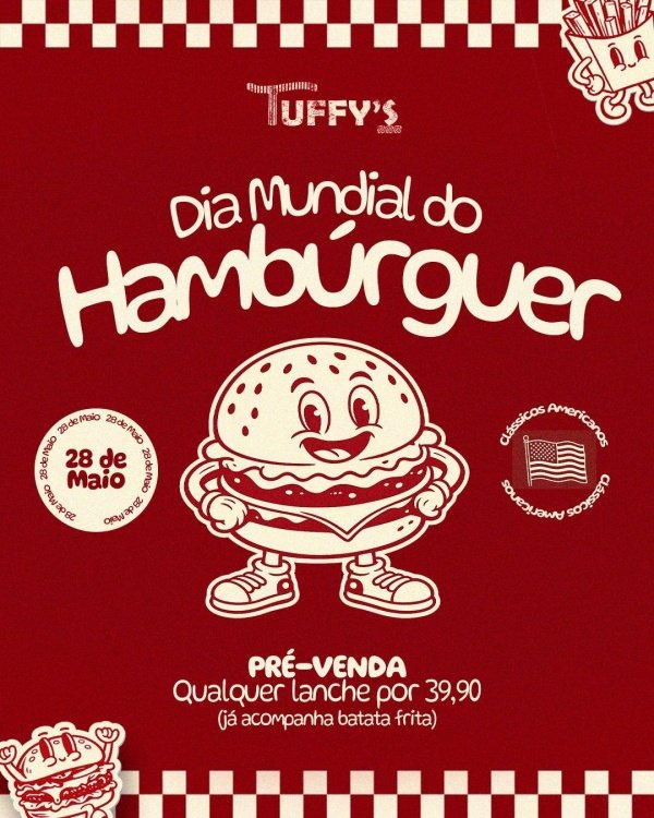 Imagem do evento Dia Mundial do Hambúrguer