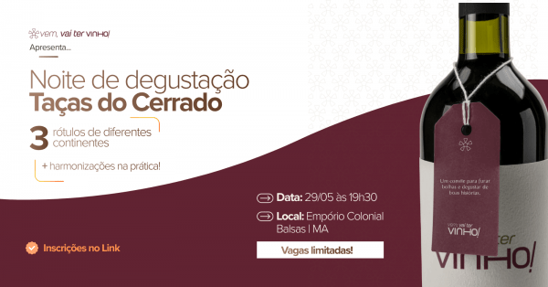 Imagem do evento Noite de Degustação | Taças do Cerrado