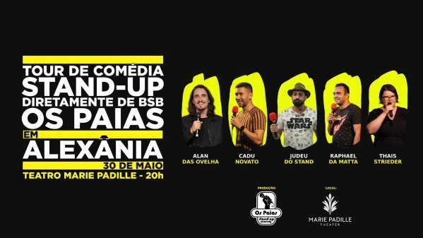 Imagem do evento OS PAIAS - Tour de Comédia Stand-Up
