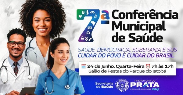 Imagem do evento 7ª Conferência Municipal de Saúde - Prata-MG