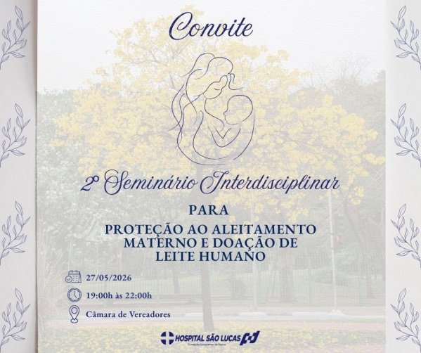 Imagem do evento Seminário Interdisciplinar para Proteção ao Aleitamento Materno e Doação de Leite Humano