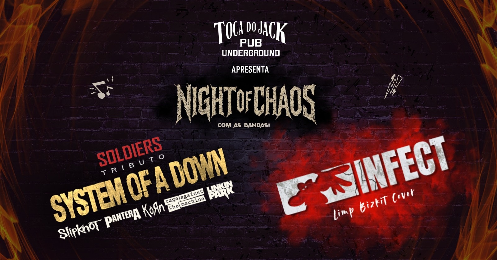 Night of Chaos - Toca do Jack - Ribeirão Preto, SP