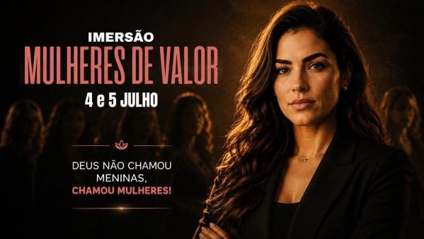 Imagem do evento IMERSÃO MULHERES DE VALOR 5* EDIÇÃO 2026