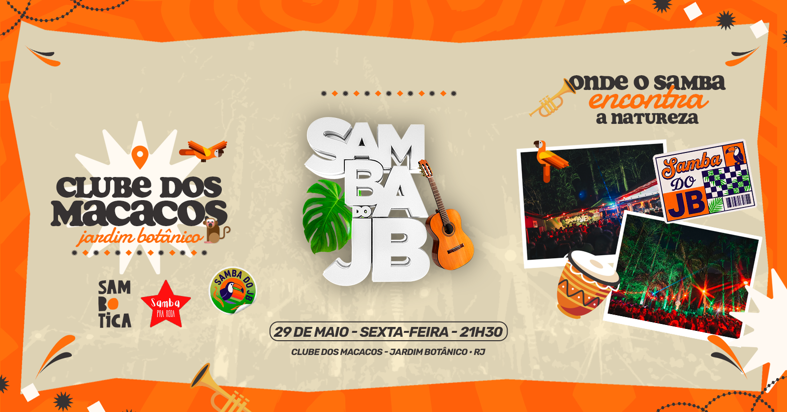 Samba do JB | Sambotica + Samba pra Roda + 1H Open Cerveja* @ Jardim Botânico - Rio de Janeiro