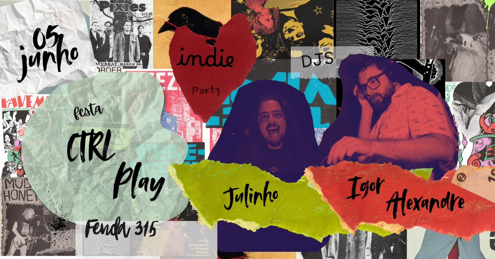 CTRL PLAY - Festa INDIE com os djs Igor Alexandre e Julinho - São Paulo, SP