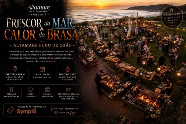 Imagem do evento Frescor do Mar, Calor da Brasa - Festival Altamare Fogo de Chão